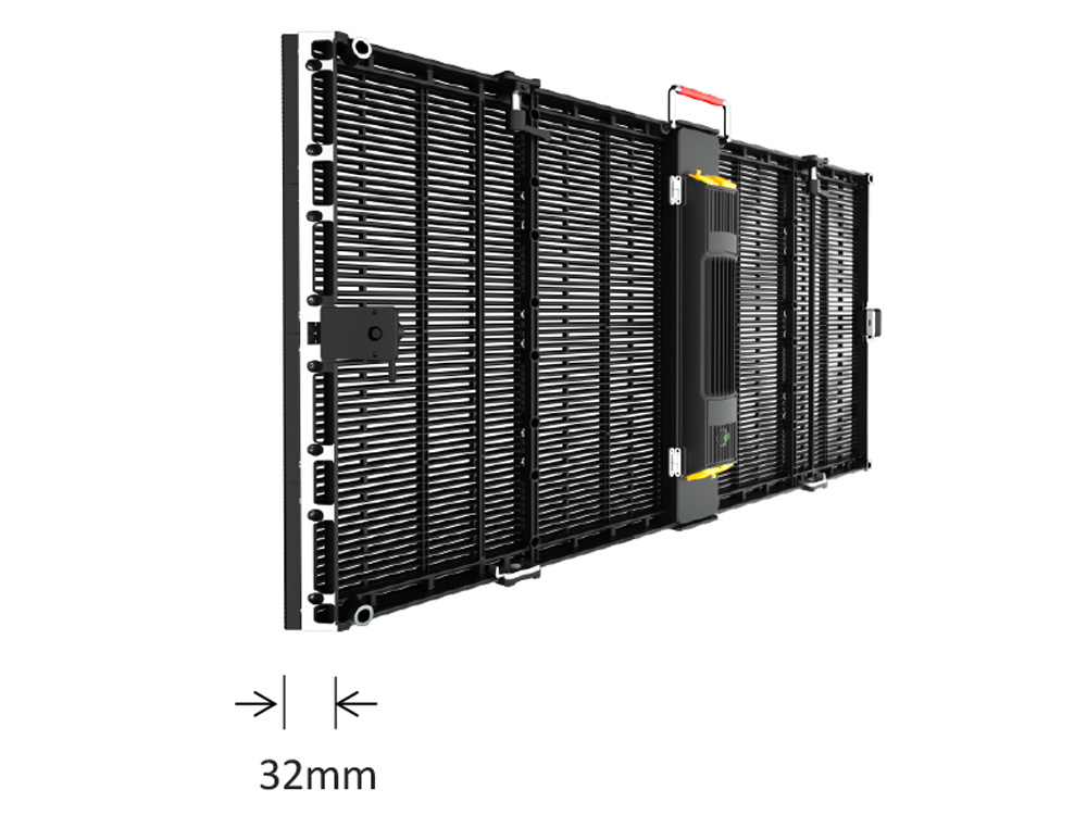 transparent led screen working