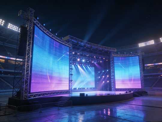 LED screen rental price